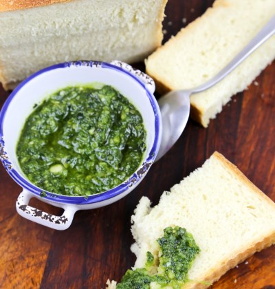 vegan basil pesto