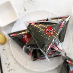 vegan chickpea tuna sushi