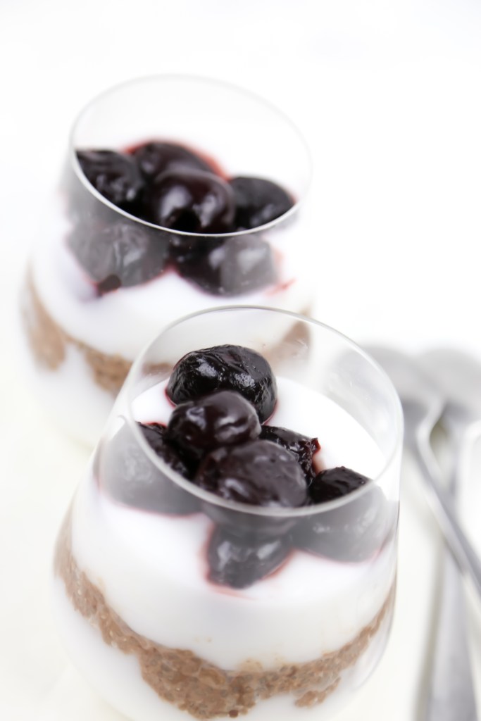 black forest chia pudding 