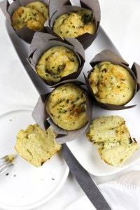 garlic bread cupcakes