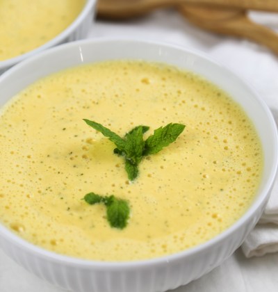 chilled cantaloupe soup
