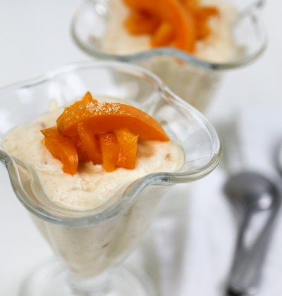 apricot cream mousse