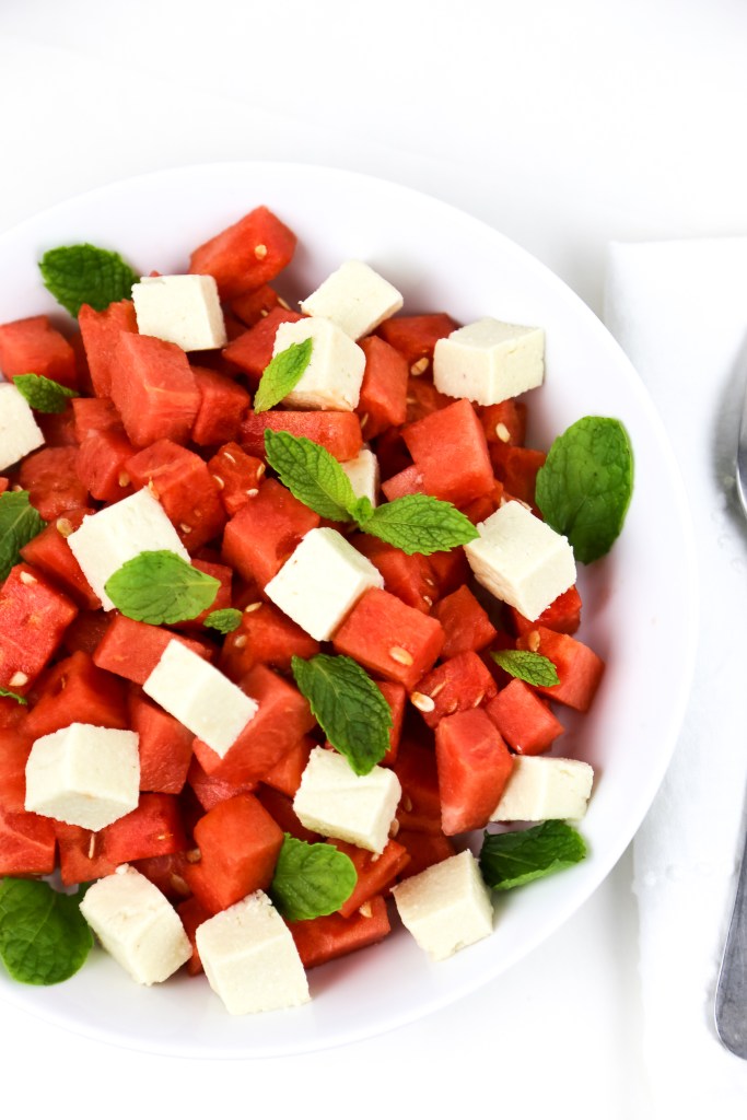watermelon and feta salad