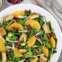 vegan chicken and orange salad